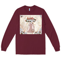Burgundy bride tumbler Long Sleeve Tee - TumblerDesignByShophia