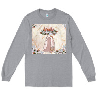 Heather Grey bride tumbler Long Sleeve Tee - TumblerDesignByShophia