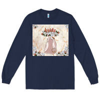 Navy bride tumbler Long Sleeve Tee - TumblerDesignByShophia