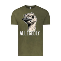 Letterkenny Allegedly Ostrich Funny Vintage Tee | Teevron
