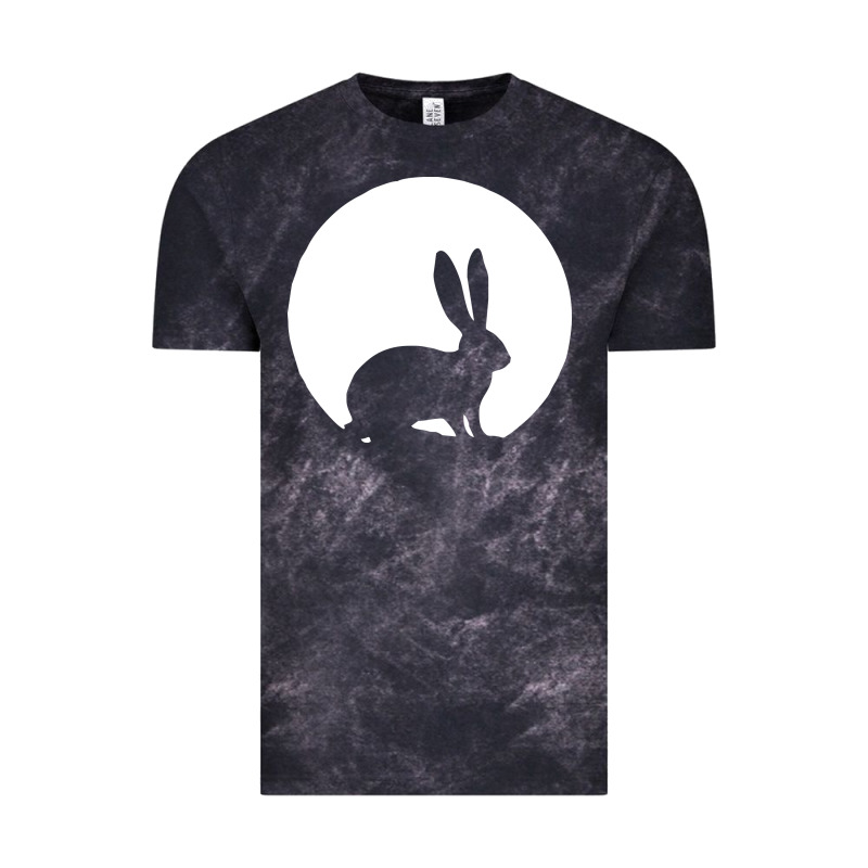 Bunny And Full Moon Funny Vintage Tee by artisFamous | Teevron