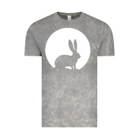 Cloud Rock bunny and full moon funny Vintage Tee - artisFamous