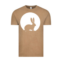 Vintage Coffee bunny and full moon funny Vintage Tee - artisFamous