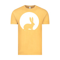 Vintage Mustard bunny and full moon funny Vintage Tee - artisFamous