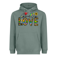 Sage love is love Heavyweight Hoodie - CowhideDigitalArt