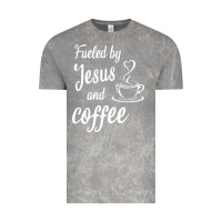 Cloud Rock Fueled by jesus and coffee Vintage Tee - artisFamous