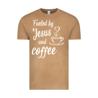 Vintage Camel Fueled by jesus and coffee Vintage Tee - artisFamous
