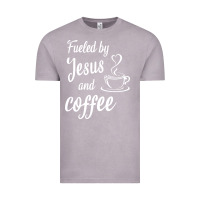 Vintage Zinc Fueled by jesus and coffee Vintage Tee - artisFamous