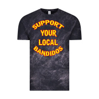 Cloud Black bandidos support your local texas Vintage Tee - artisFamous