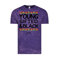 Cloud Purple young gifted and black african american men Vintage Tee - artisFamous