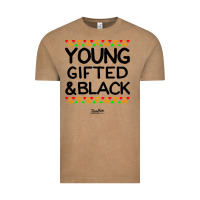 Vintage Coffee young gifted and black african american men Vintage Tee - artisFamous