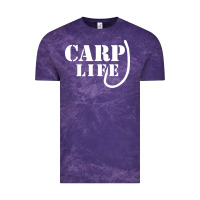 Cloud Purple carp life funny fish fishing Vintage Tee - artisFamous
