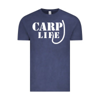 Vintage Denim carp life funny fish fishing Vintage Tee - artisFamous