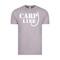Vintage Zinc carp life funny fish fishing Vintage Tee - artisFamous