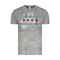 Cloud Rock irish chicago flag shamrock Vintage Tee - artisFamous