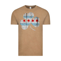 Vintage Coffee irish chicago flag shamrock Vintage Tee - artisFamous