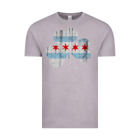 Vintage Zinc irish chicago flag shamrock Vintage Tee - artisFamous