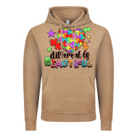 Vintage Coffee different is beautiful Vintage Hoodie - NancyCooperArtShop