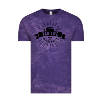 Cloud Purple camper vintage retro Vintage Tee - artisFamous