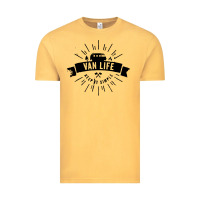 Vintage Mustard camper vintage retro Vintage Tee - artisFamous