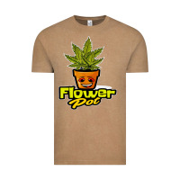 Vintage Coffee flower pot funny weed Vintage Tee - artisFamous