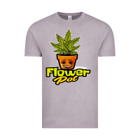 Vintage Zinc flower pot funny weed Vintage Tee - artisFamous