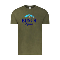 Vintage Olive Vintage Busch Light Busch Latte Vintage Tee - artisFamous