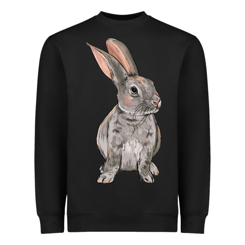 Easter Bunny Heavyweight Sweatshirt by OliviaCreatesArt | Teevron