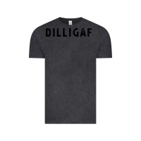 Vintage Black dilligaf do i look like  sarcastic humor Vintage Tee - artisFamous