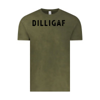 Vintage Olive dilligaf do i look like  sarcastic humor Vintage Tee - artisFamous