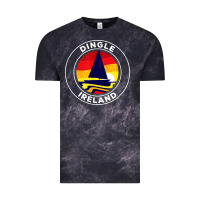 Dingle Ireland Vintage Sailboat 70s Retro Sunset Vintage Tee | Teevron