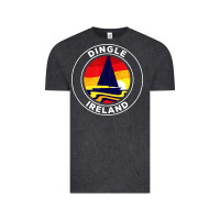 Vintage Black dingle ireland vintage sailboat 70s retro sunset Vintage Tee - artisFamous