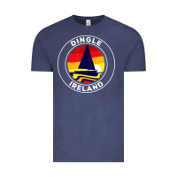 Vintage Denim dingle ireland vintage sailboat 70s retro sunset Vintage Tee - artisFamous