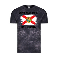 Cloud Black don't new york my florida t shirt flag Vintage Tee - artisFamous