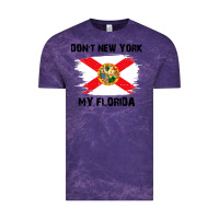 Don't New York My Florida T Shirt Flag Vintage Tee | Teevron