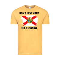 Vintage Mustard don't new york my florida t shirt flag Vintage Tee - artisFamous