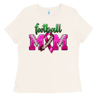 Bone Football Mom Breast Cancer Ladies Tee - BundleAndBundleShop
