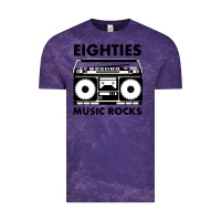 Cloud Purple eighties music rocks Vintage Tee - artisFamous