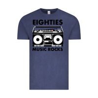 Vintage Denim eighties music rocks Vintage Tee - artisFamous