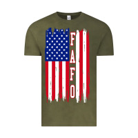 Vintage Olive fafo f4ck around and find out Vintage Tee - artisFamous