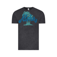 Vintage Black hawaii aloha art Vintage Tee - artisFamous