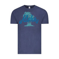 Vintage Denim hawaii aloha art Vintage Tee - artisFamous
