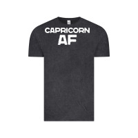 Vintage Black capricorn af zodiac sign Vintage Tee - artisFamous