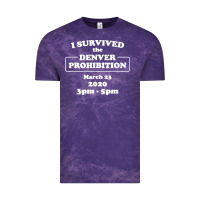 I Survived Denver Prohibition 2020 Vintage Tee | Teevron