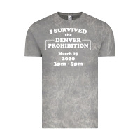 Cloud Rock i survived denver prohibition 2020 Vintage Tee - artisFamous