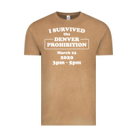 Vintage Camel i survived denver prohibition 2020 Vintage Tee - artisFamous