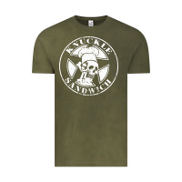 Vintage Olive guy fieri knuckle sandwich Vintage Tee - artisFamous