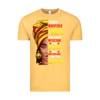 Black History Month Shirt African Woman Afro I Am The Storm T Shirt Vintage Tee | Teevron