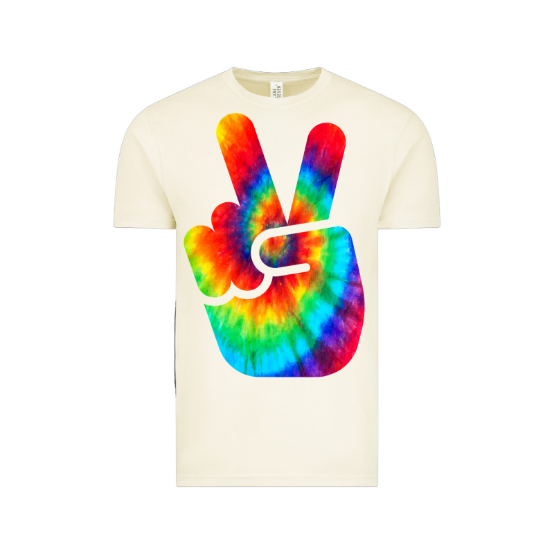 Cool Peace Hand Tie Dye T Shirt For Boys And Girls Vintage Tee by artisFamous | Teevron