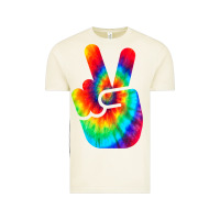 Vintage Arctic cool peace hand tie dye t shirt for boys and girls Vintage Tee - artisFamous